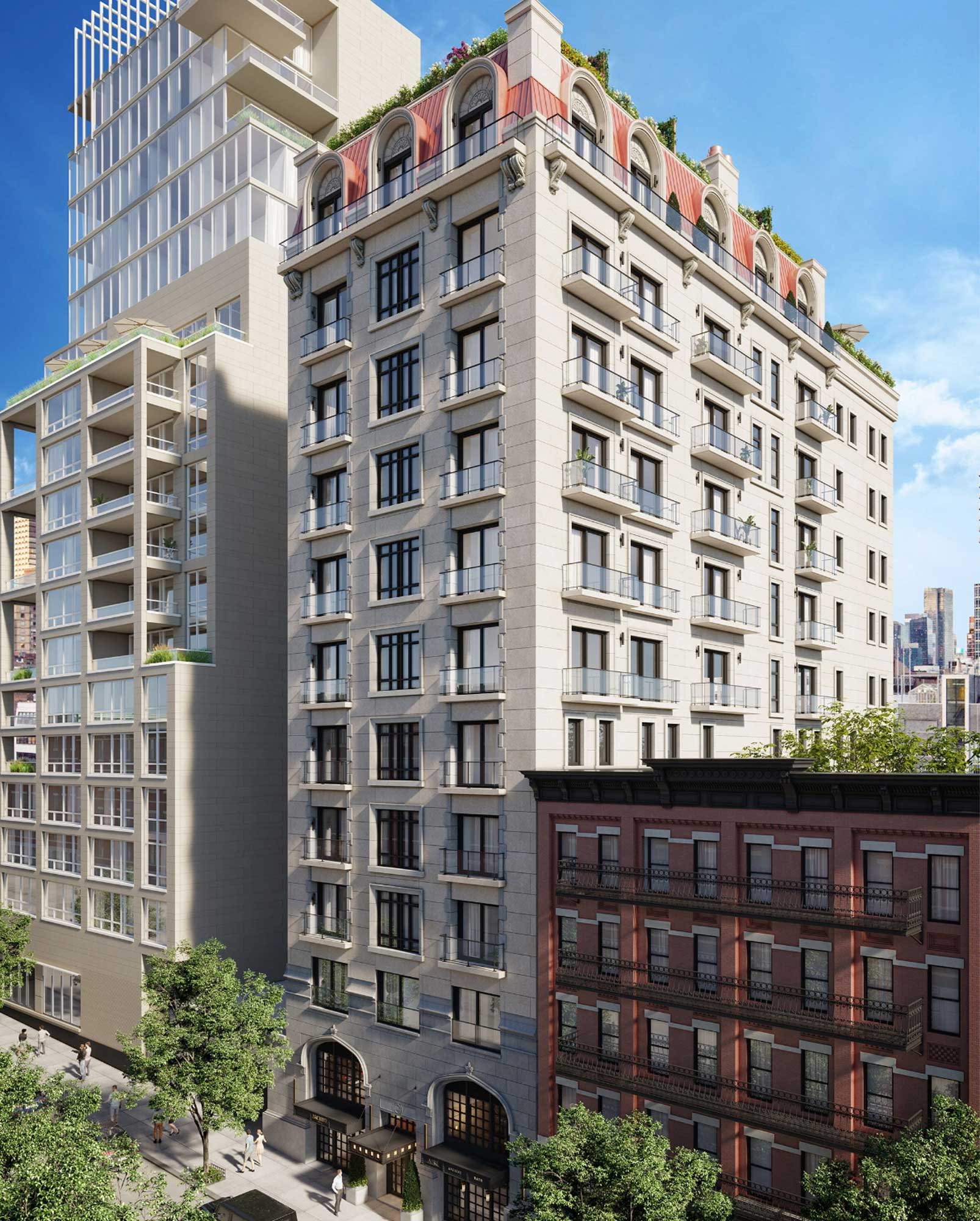 Exterior of Archive Lofts during the day